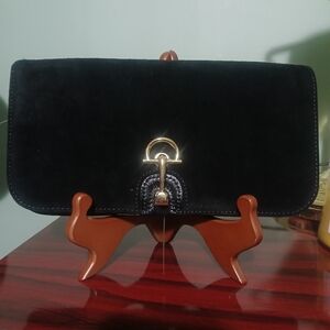 EUC Talbots Suede Clutch